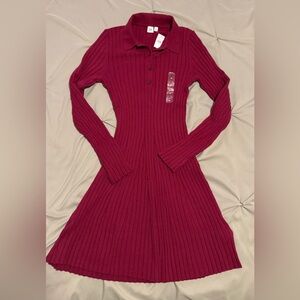 GAP Long Sleeve Ribbed Dress - NWT
